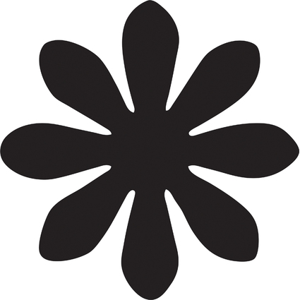 HEYDA Motivstanzer XXL "Blume", Farbe: grn