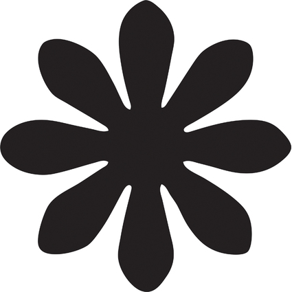 HEYDA Motivstanzer XL "Blume", Farbe: grn