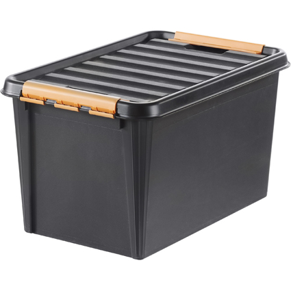 smartstore Aufbewahrungsbox PRO 45, 50 Liter, schwarz