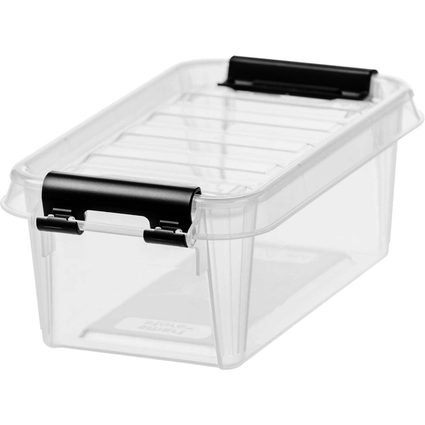 smartstore Aufbewahrungsbox CLASSIC 0,3 L, Clips: schwarz