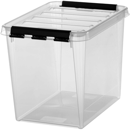 smartstore Aufbewahrungsbox CLASSIC 13 L, Clips: schwarz