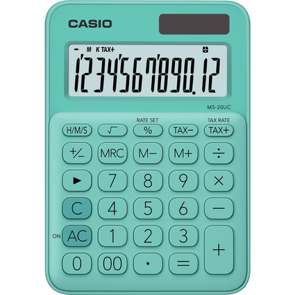 CASIO Tischrechner MS-20UC-GN, grn