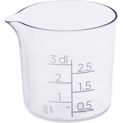 GastroMax Messbecher, 0,3 Liter, transparent