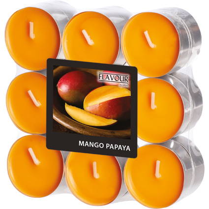 FLAVOUR by Gala Duft-Teelichter "Mango-Papaya"
