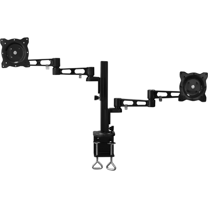 LogiLink Doppel-Monitorarm, bis 66,04 cm (26"), schwarz