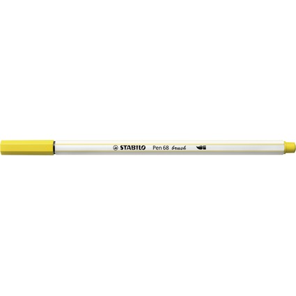 STABILO Pinselstift Pen 68 brush, gelb