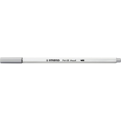 STABILO Pinselstift Pen 68 brush, mittelgrau