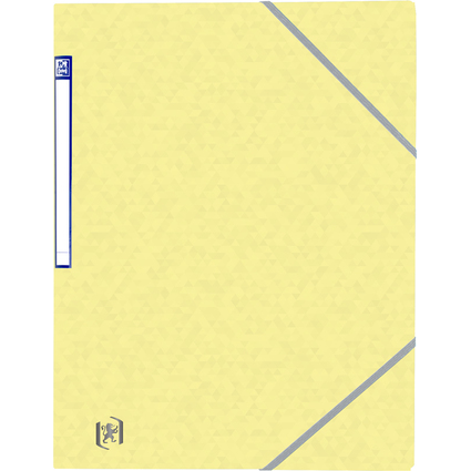 Oxford Eckspannermappe Top File+, DIN A4, pastellgelb