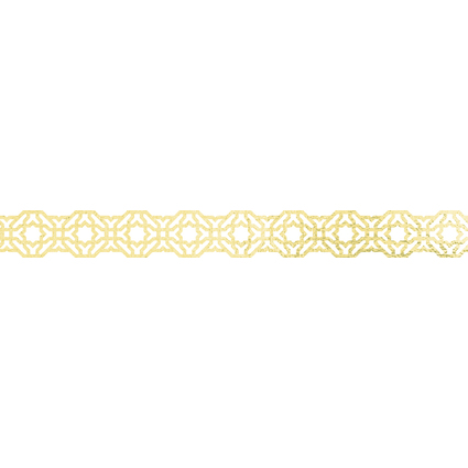 folia Deko-Bordre Washi-Dekor "HOTFOIL GOLD", 15 mm x 5 m