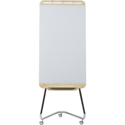 ARCHYI. Glas-Flipchart Douro, mobil, 700 x 1.200 mm
