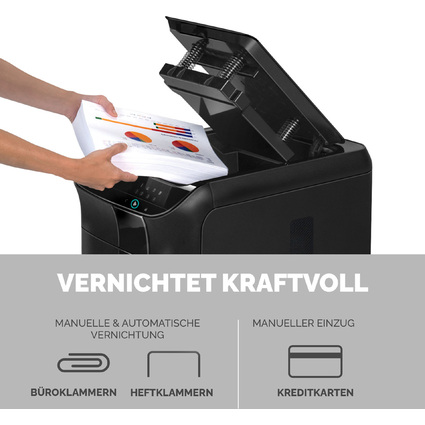 Fellowes Aktenvernichter AutoMax 600M, Partikel 2 x 12 mm