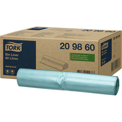 TORK Abfallsack, grn, 60 Liter