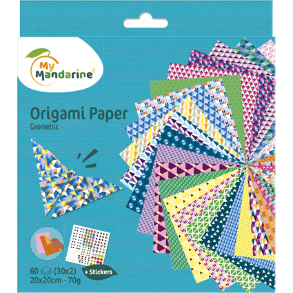 My Mandarine Origami-Faltbltter "Geometric"