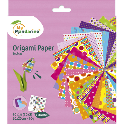 My Mandarine Origami-Faltbltter "Bubbles"
