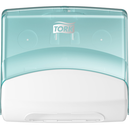 TORK Einzeltuchspender fr Reinigungstcher, trkis/wei