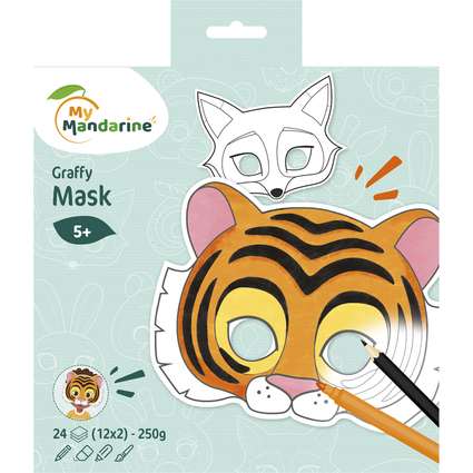 My Mandarine Maskenmalbuch "Tiere"