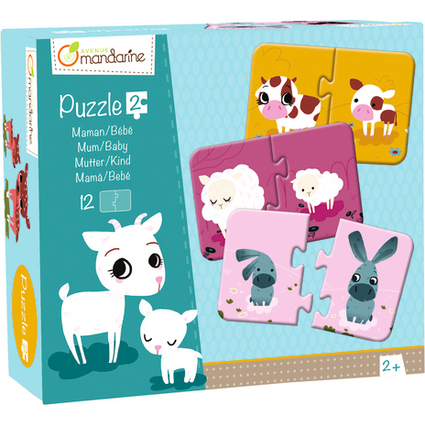 My Mandarine 2-Teile-Puzzle "Mutter & Kind"