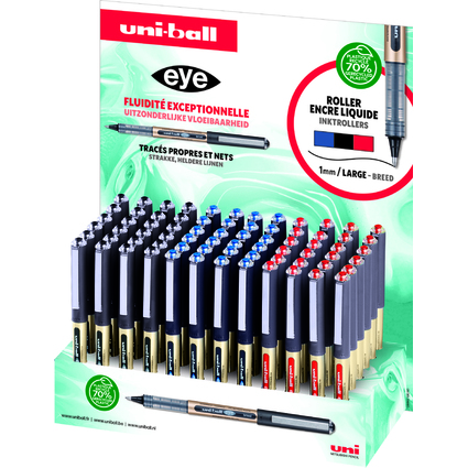 uni-ball Tintenroller eye broad UB-150/10E, 72er Display