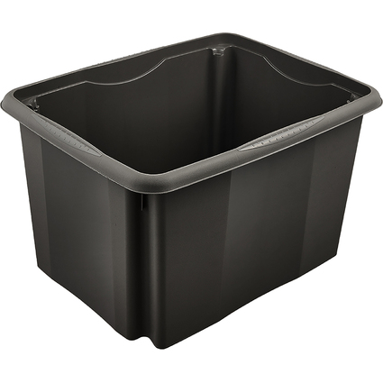 keeeper Aufbewahrungsbox "emil eco", 30 Liter, graphite