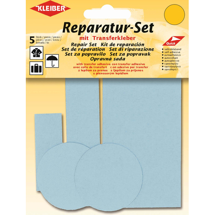 KLEIBER Flicken-Reparatur-Set, eisblau