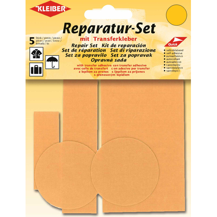 KLEIBER Flicken-Reparatur-Set, apricot