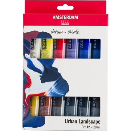 ROYAL TALENS Acrylfarbe AMSTERDAM Urban Landscape, 12 x 20ml