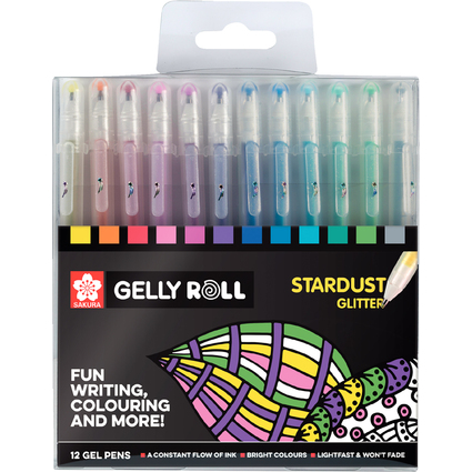 SAKURA Gel-Tintenroller Gelly Roll Stardust, 12er Etui