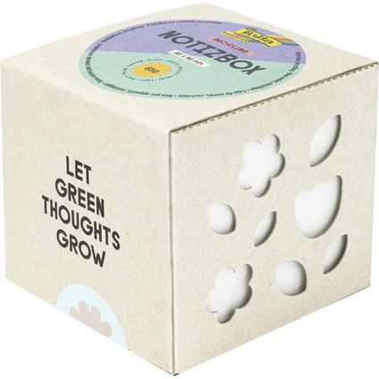 folia Zettelbox "Recycling", 95 x 95 x 90 mm