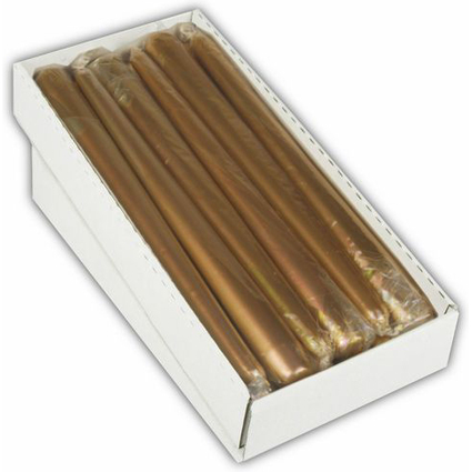 STARPAK Leuchterkerzen, 22 mm, gold