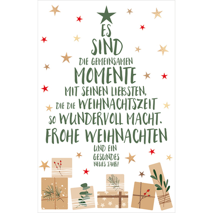 SUSY CARD Weihnachtskarte "Baum-Momente"