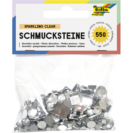 folia Schmucksteine "Sparkling Clear", Acryl