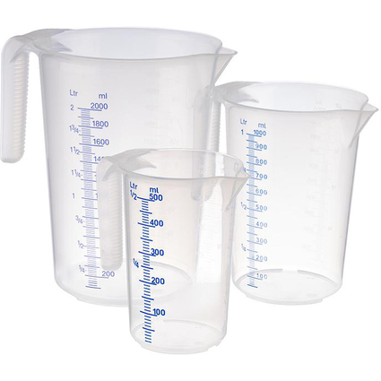 APS Messbecher STACKABLE, 0,5 Liter, transparent