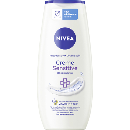 NIVEA Cremedusche Sensitive ph skin neutral, 250 ml Flasche