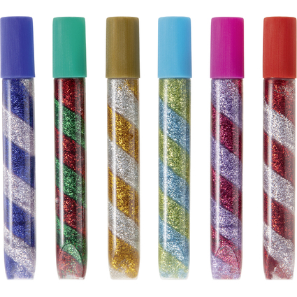 folia Glitzerkleber "Glitterglue SPIRAL MAGIC", sortiert