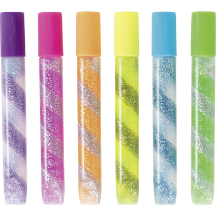 folia Glitzerkleber "Glitterglue SPIRAL NEON", sortiert