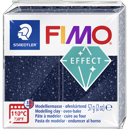 FIMO EFFECT Modelliermasse, galaxy blau, 57 g