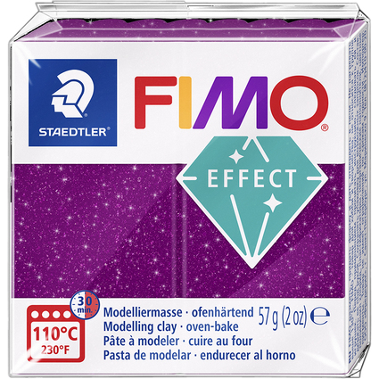 FIMO EFFECT Modelliermasse, galaxy lila, 57 g