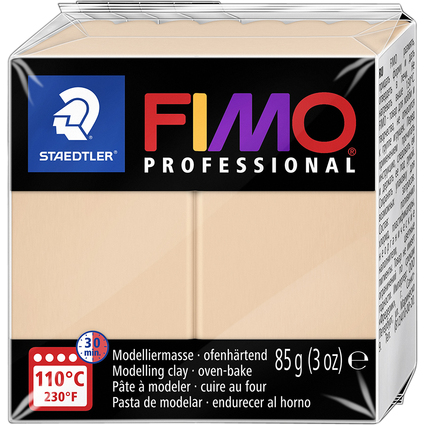 FIMO PROFESSIONAL Modelliermasse, ofenhrtend, cameo, 85 g