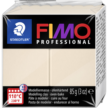 FIMO PROFESSIONAL Modelliermasse, ofenhrtend, beige, 85 g