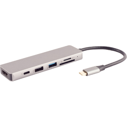 shiverpeaks BASIC-S USB-Dockingstation 6in1, USB-C Stecker