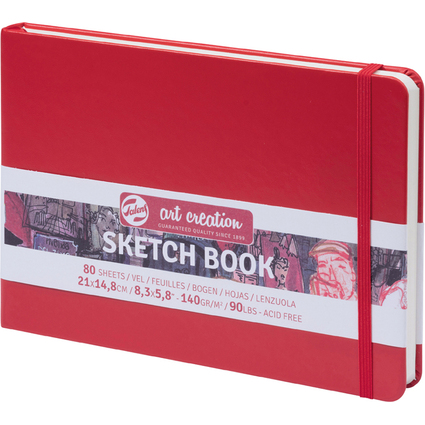 ROYAL TALENS Skizzenbuch Art Creation, 148 x 210 mm, rot