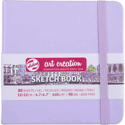 ROYAL TALENS Skizzenbuch Art Creation, 120 x 120 mm, lila