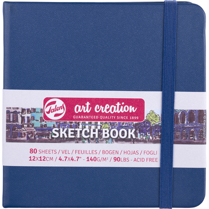 ROYAL TALENS Skizzenbuch Art Creation, 120 x 120 mm, blau