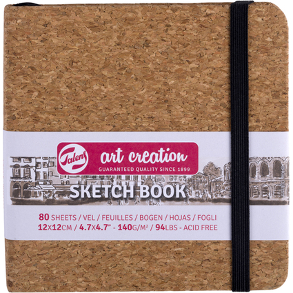 ROYAL TALENS Skizzenbuch Art Creation, 120 x 120 mm, Kork