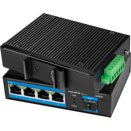 LogiLink Industrial Gigabit Ethernet Switch,4-Port,Unmanaged