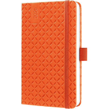 sigel Taschenkalender Jolie Flair 2026, Kunstleder, orange