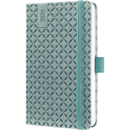 sigel Taschenkalender Jolie Flair 2026, Kunstleder, ozean-
