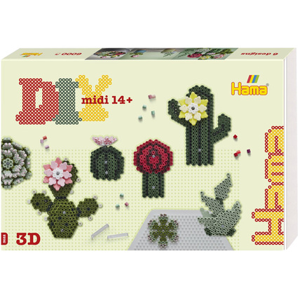 Hama Bgelperlen midi Art "Sukkulenten", Geschenkpackung