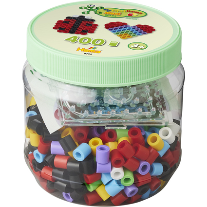 Hama Bgelperlen maxi, in Kunststoffdose, grner Deckel