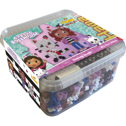 Hama Bgelperlen maxi + Stiftplatte "Gabbys Dollhouse", Box